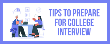 What are the best ways to practice for a college interview?