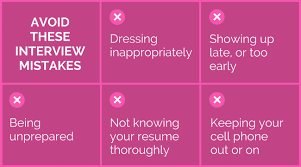 What are common mistakes to avoid in college interviews?