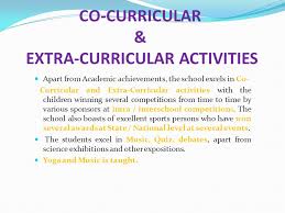 curricular and cocurricular