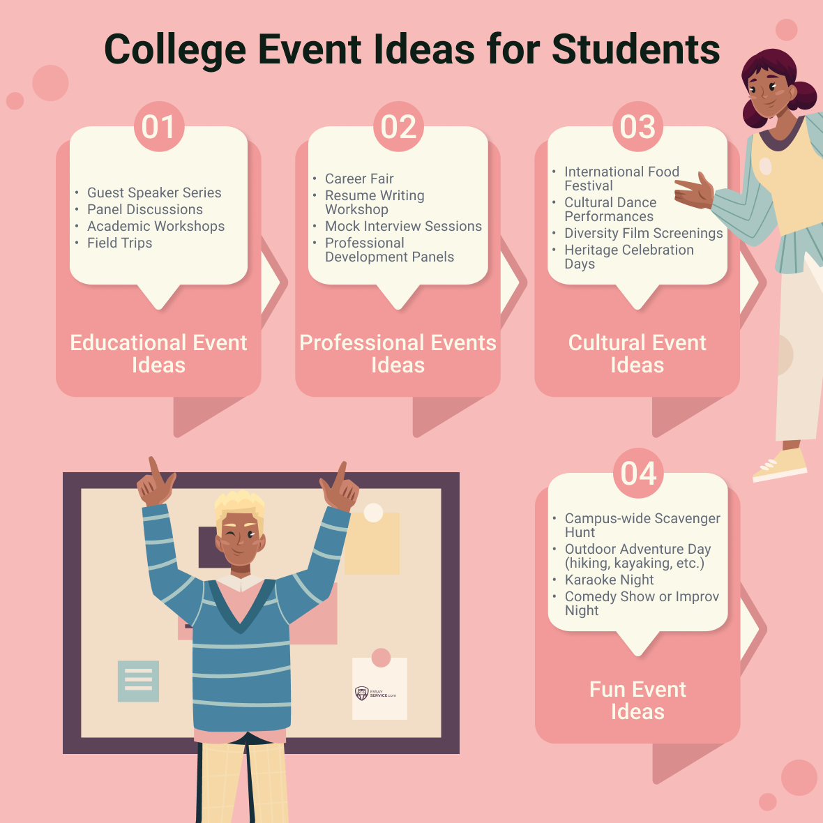 event ideas to hold for college students