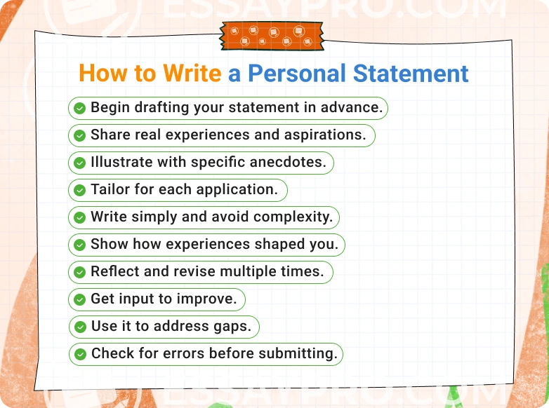 How do I choose a topic for my college personal statement?