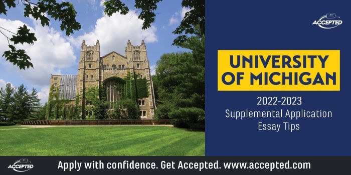 university at michigan supplemental essay