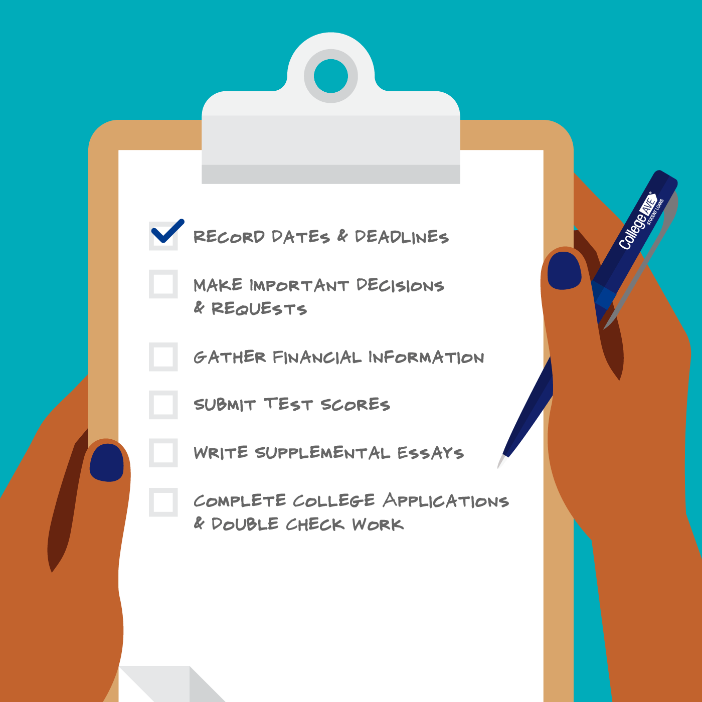 How to effectively use college application checklists?