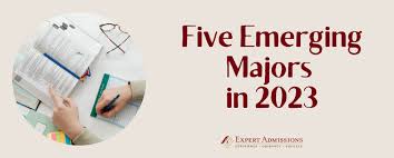 What are some emerging fields of study for college majors?