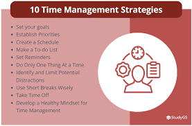 How can I manage my time effectively in high school?