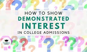 what is demonstrated interest in college