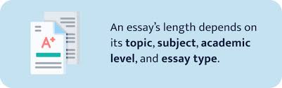 how long is an essay