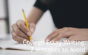 What are common mistakes to avoid in college essays?