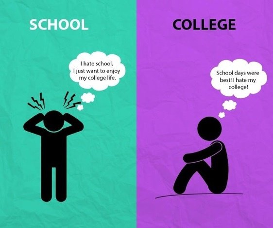 is college better than high school