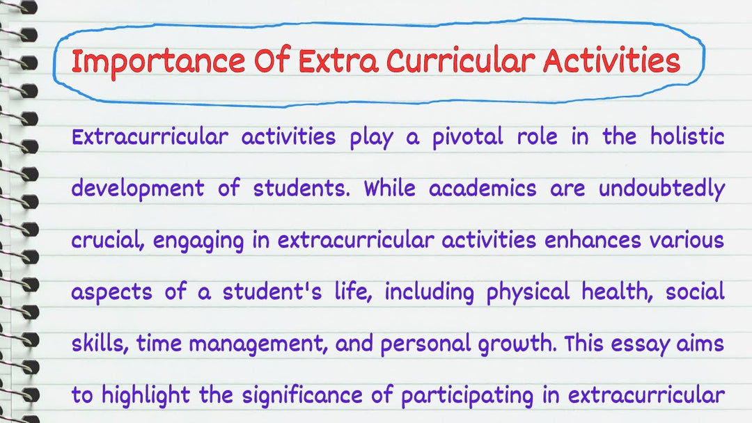 Why are extracurricular activities important for high school students ...